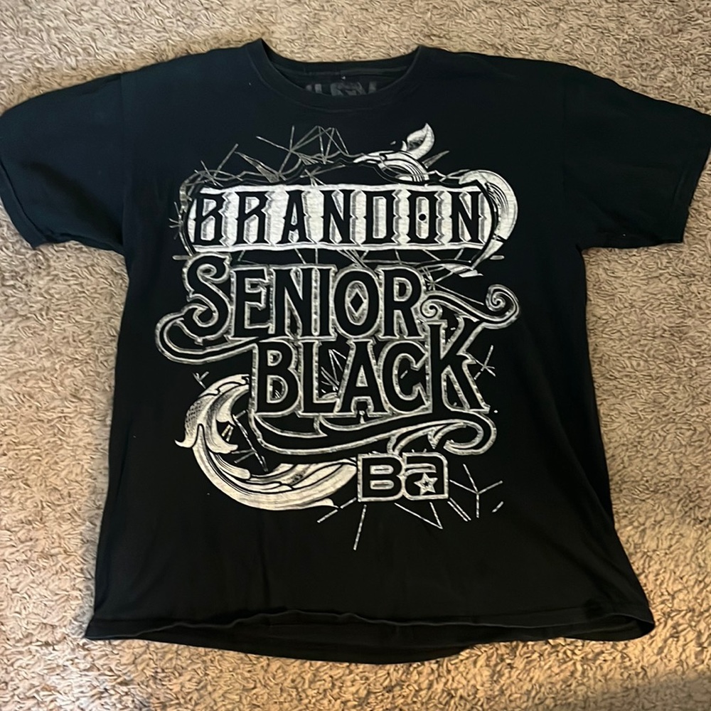 Brandon Senior Black cheer shirt